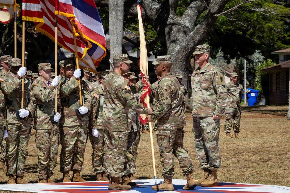 8th Theater Sustainment Command Change of Command ceremony