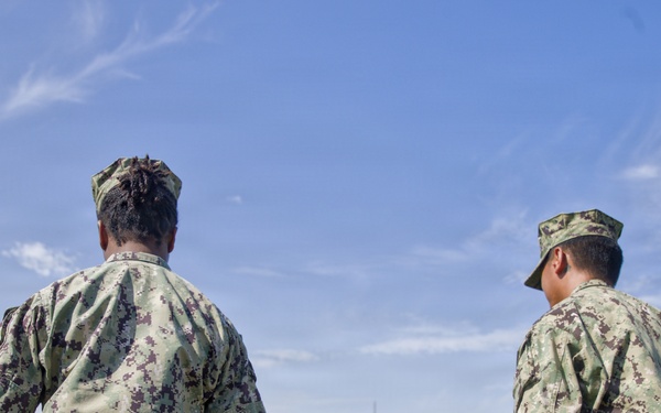 NMCB 4 Seabees Train Litter Bearers