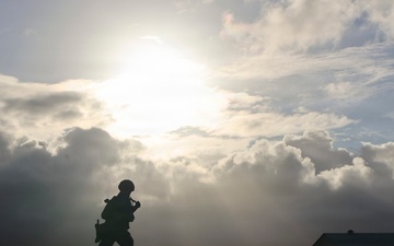 MACS-4 Marines establish simulated expeditionary airfield landing zone