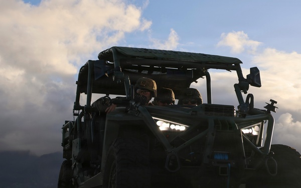 MACS-4 Marines establish simulated expeditionary airfield landing zone