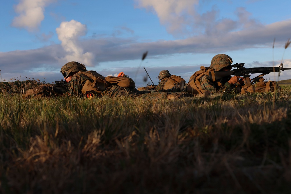 MACS-4 Marines establish simulated expeditionary airfield landing zone