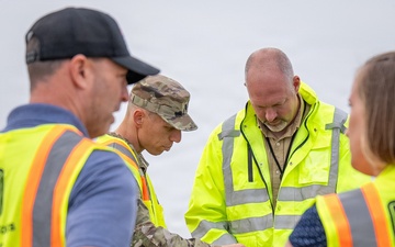 Buffalo District Commander Lt. Col. Anderson's AOR Tour Continues through Cleveland, Oak Harbor and Defiance, Ohio