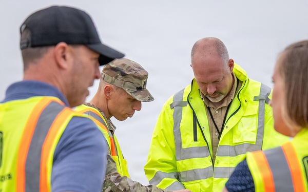 Buffalo District Commander Lt. Col. Anderson's AOR Tour Continues through Cleveland, Oak Harbor and Defiance, Ohio