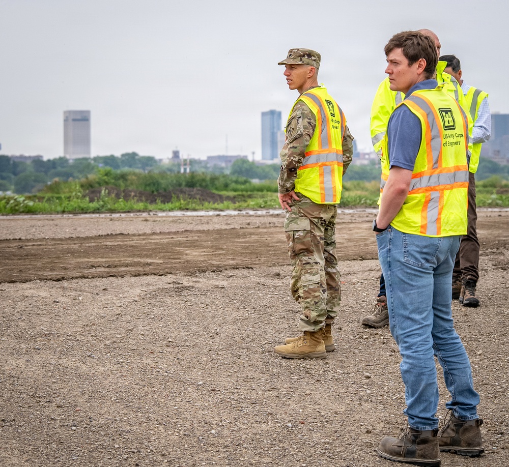Buffalo District Commander Lt. Col. Anderson's AOR Tour Continues through Cleveland, Oak Harbor and Defiance, Ohio