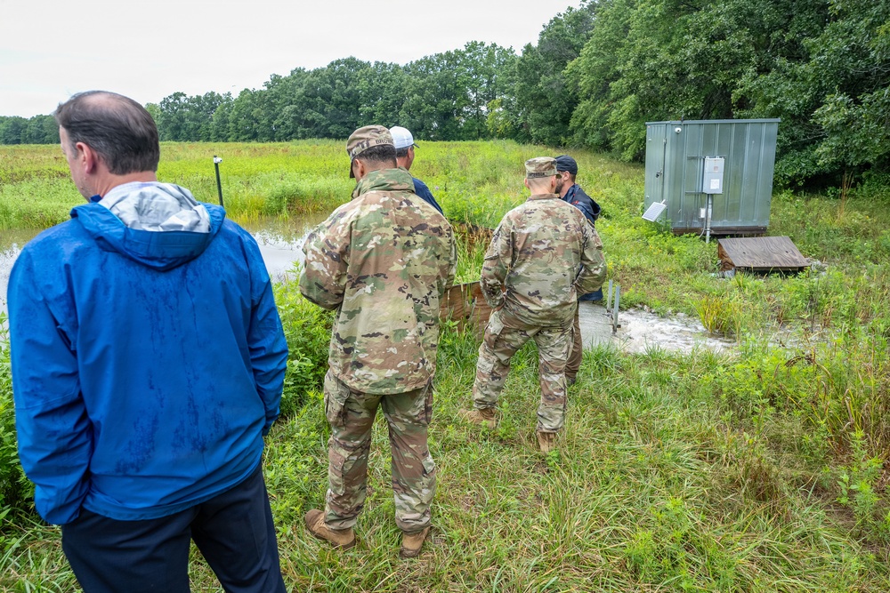 Buffalo District Commander Lt. Col. Anderson's AOR Tour Continues through Cleveland, Oak Harbor and Defiance, Ohio