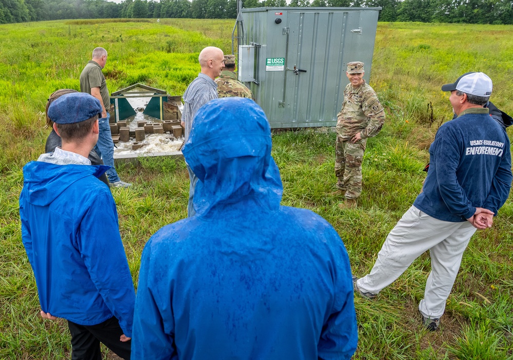 Buffalo District Commander Lt. Col. Anderson's AOR Tour Continues through Cleveland, Oak Harbor and Defiance, Ohio