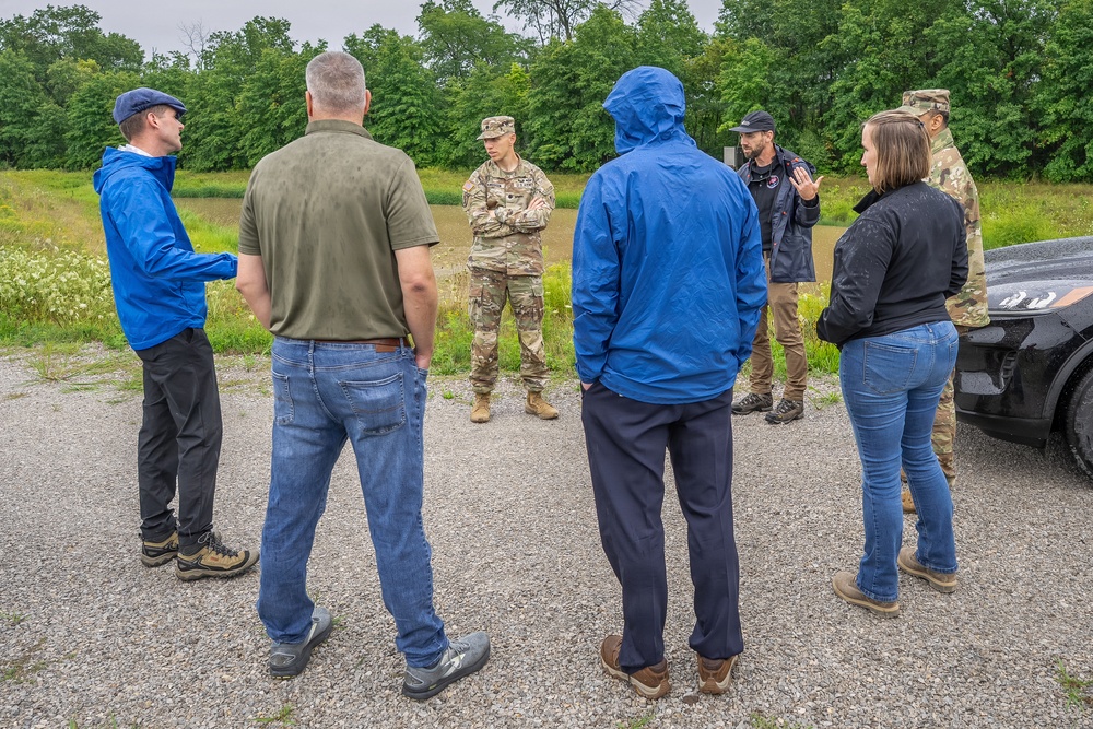Buffalo District Commander Lt. Col. Anderson's AOR Tour Continues through Cleveland, Oak Harbor and Defiance, Ohio