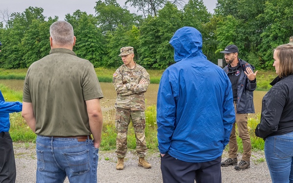 Buffalo District Commander Lt. Col. Anderson's AOR Tour Continues through Cleveland, Oak Harbor and Defiance, Ohio