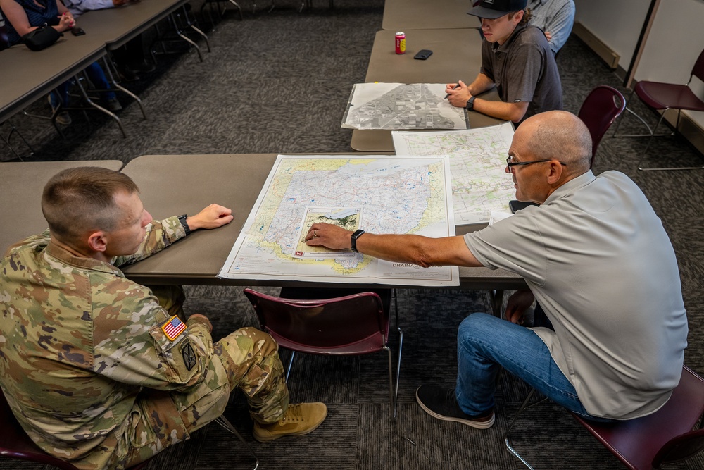 Buffalo District Commander Lt. Col. Anderson's AOR Tour Continues through Cleveland, Oak Harbor and Defiance, Ohio