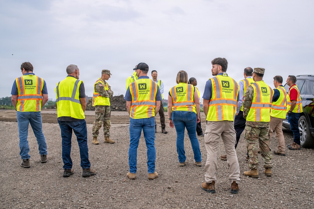 Buffalo District Commander Lt. Col. Anderson's AOR Tour Continues through Cleveland, Oak Harbor and Defiance, Ohio