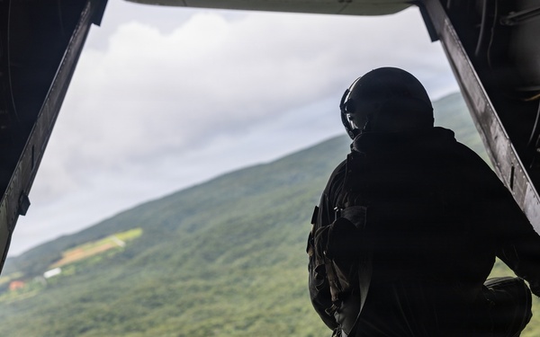 U.S. Marines and Sailors with III Medical Battalion Conduct a Simulated Casualty Evacuation