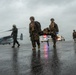 U.S. Marines and Sailors with III Medical Battalion Conduct a Simulated Casualty Evacuation
