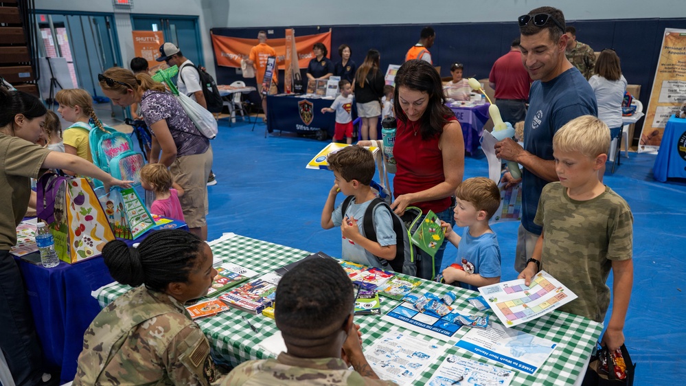 “Back to School, Ready, Set, Grow” event at Team Osan