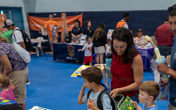 “Back to School, Ready, Set, Grow” event at Team Osan