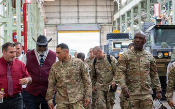 AMC Senior Enlisted Leader Visits MSC–K to Assess Combat Power Generation Capabilities