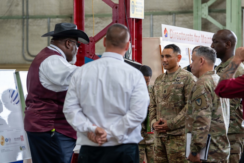 AMC Senior Enlisted Leader Visits MSC–K to Assess Combat Power Generation Capabilities