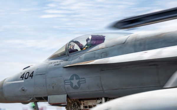 George Washington Conducts Flight Operations