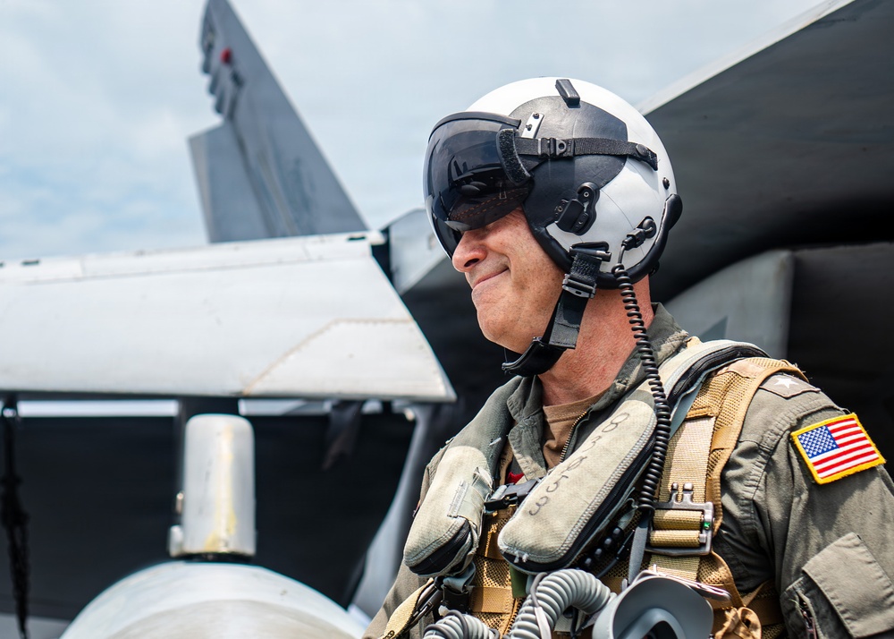 George Washington Conducts Flight Operations