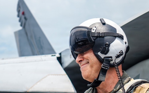 George Washington Conducts Flight Operations