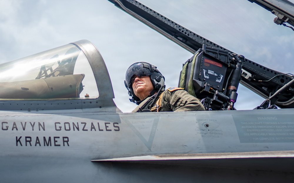 George Washington Conducts Flight Operations