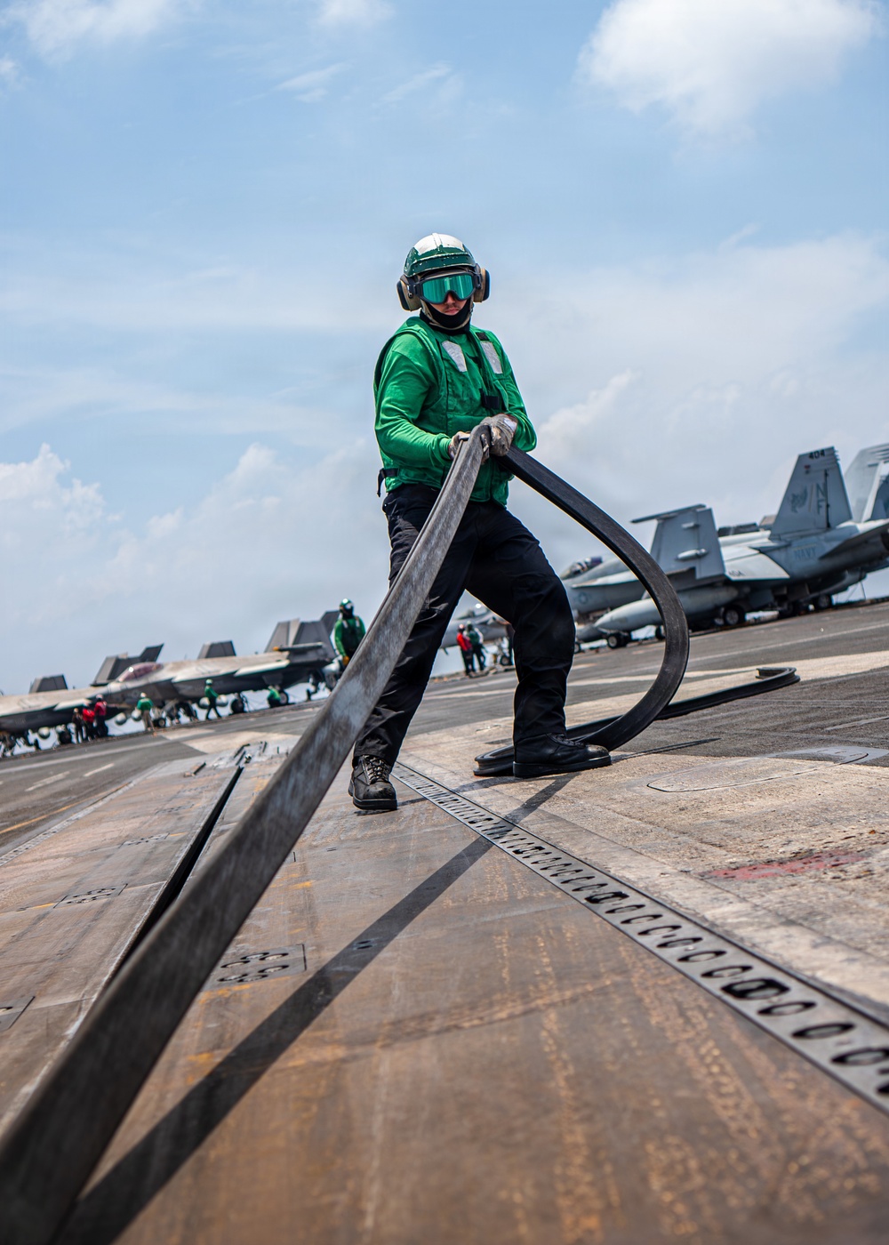 George Washington Conducts Flight Operations
