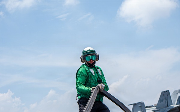 George Washington Conducts Flight Operations