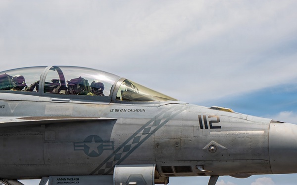 George Washington Conducts Flight Operations