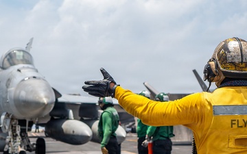 George Washington Conducts Flight Operations