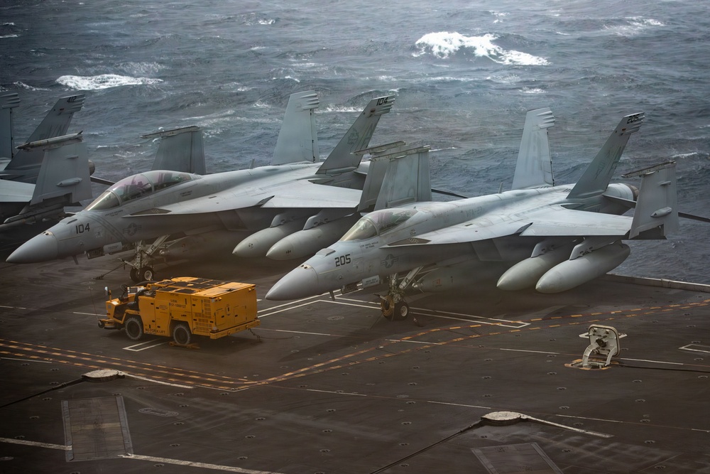 George Washington Conducts Flight Operations
