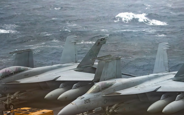 George Washington Conducts Flight Operations