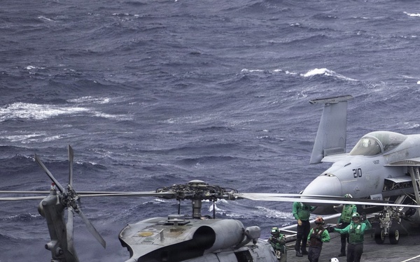 George Washington Conducts Flight Operations