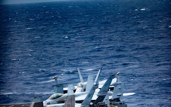 George Washington Conducts Flight Operations
