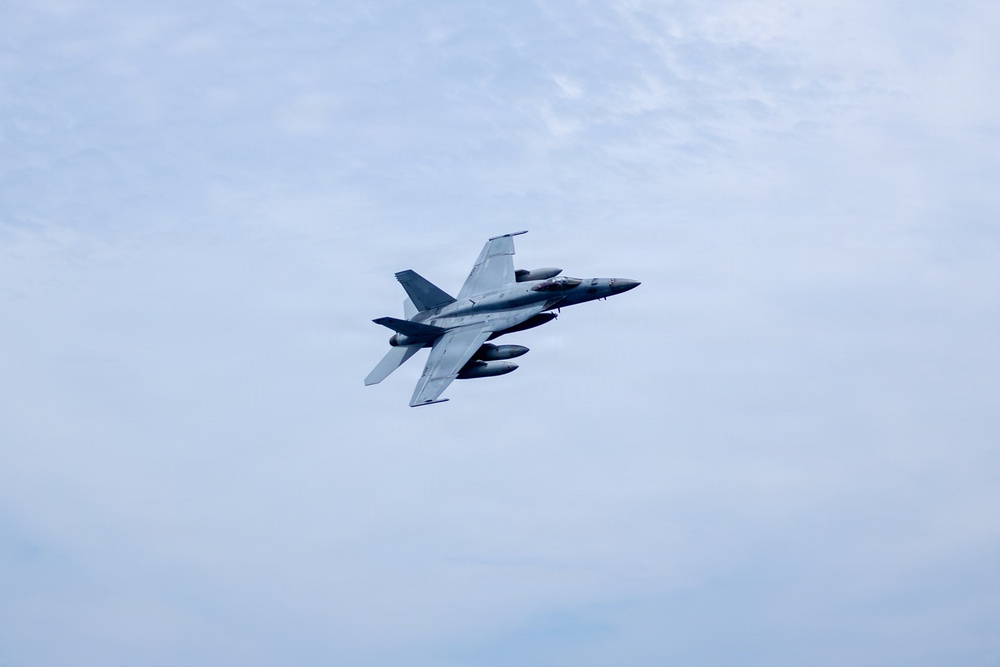 George Washington Conducts Flight Operations