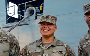 Service Members and Civilians Assigned to the 10th Support Group Receive Challenge Coins