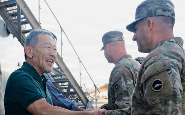 Service Members and Civilians Assigned to the 10th Support Group Receive Challenge Coins
