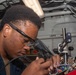 George Washington Sailor Maintains a Telecommunications System