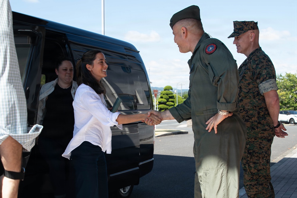 Caroline Kehrli Visits MCAS Iwakuni