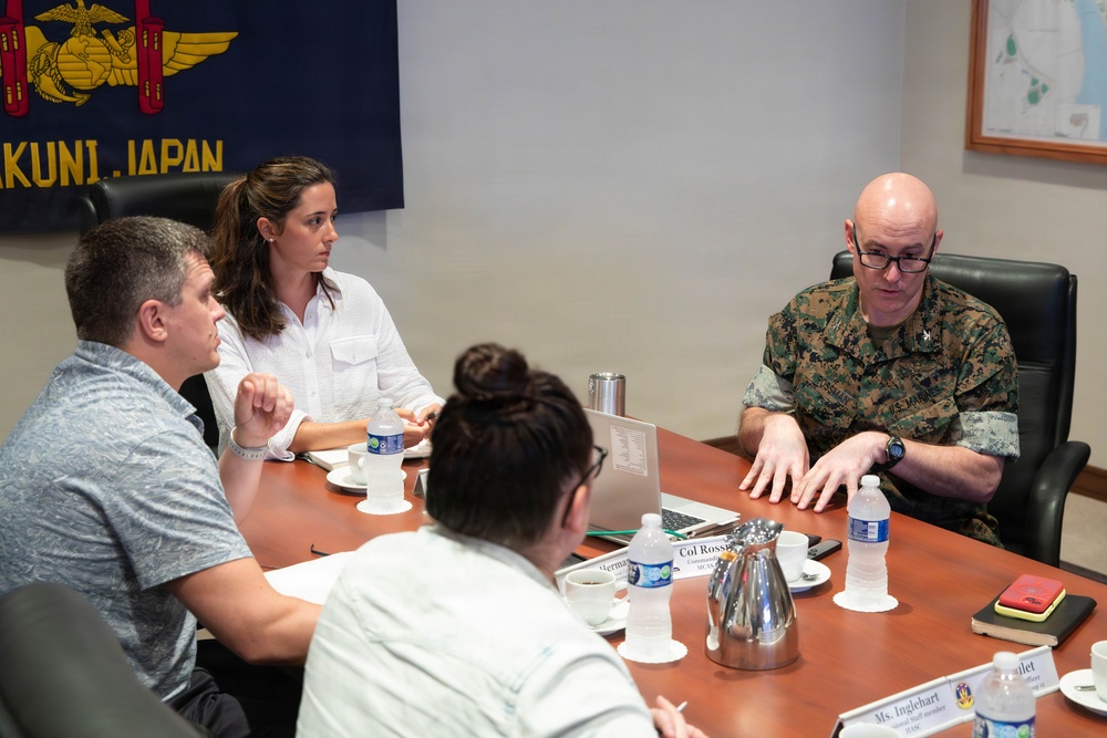 Caroline Kehrli Visits MCAS Iwakuni