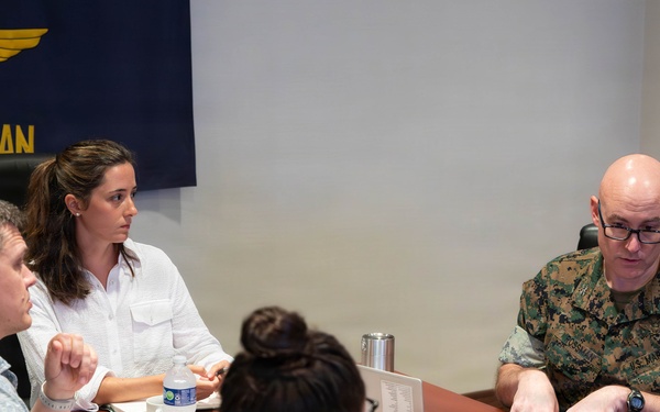 Caroline Kehrli Visits MCAS Iwakuni