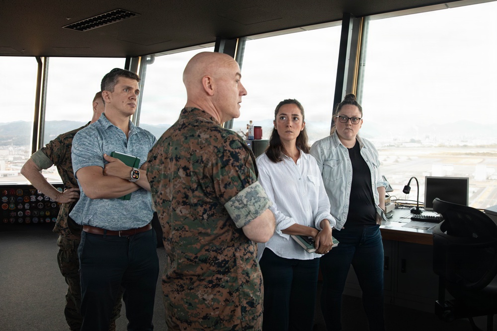 Caroline Kehrli Visits MCAS Iwakuni