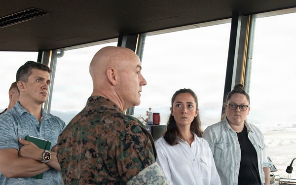 Caroline Kehrli Visits MCAS Iwakuni