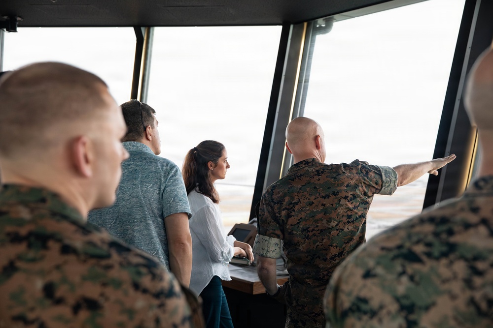 Caroline Kehrli Visits MCAS Iwakuni