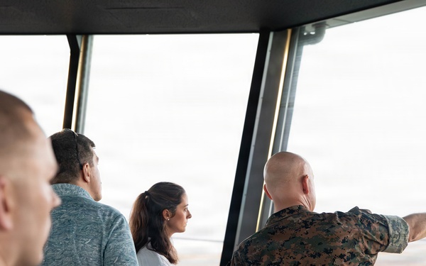 Caroline Kehrli Visits MCAS Iwakuni
