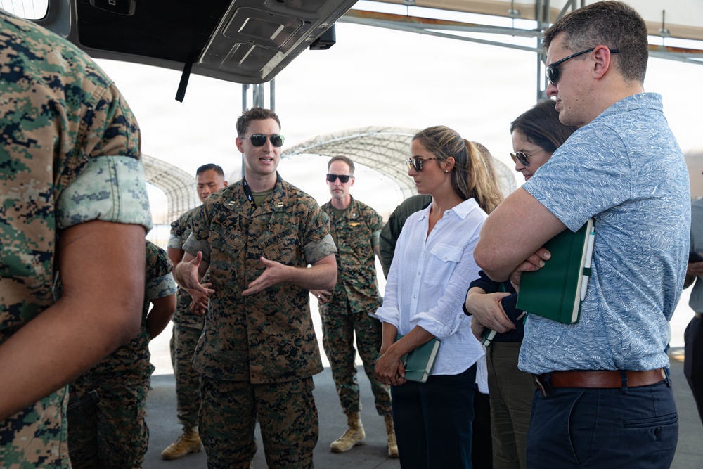Caroline Kehrli Visits MCAS Iwakuni