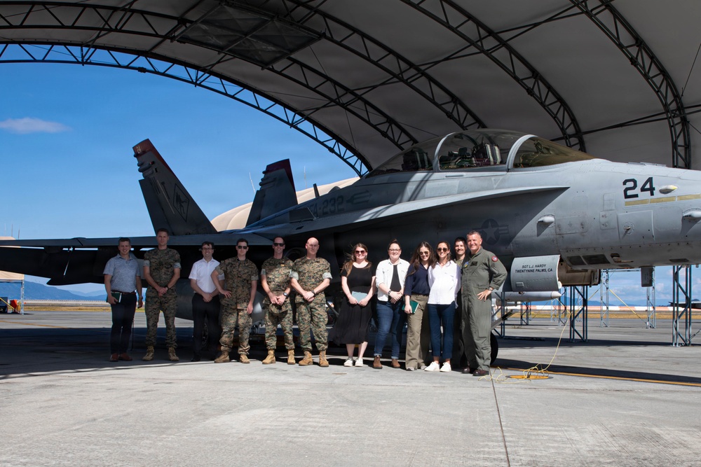 Caroline Kehrli Visits MCAS Iwakuni