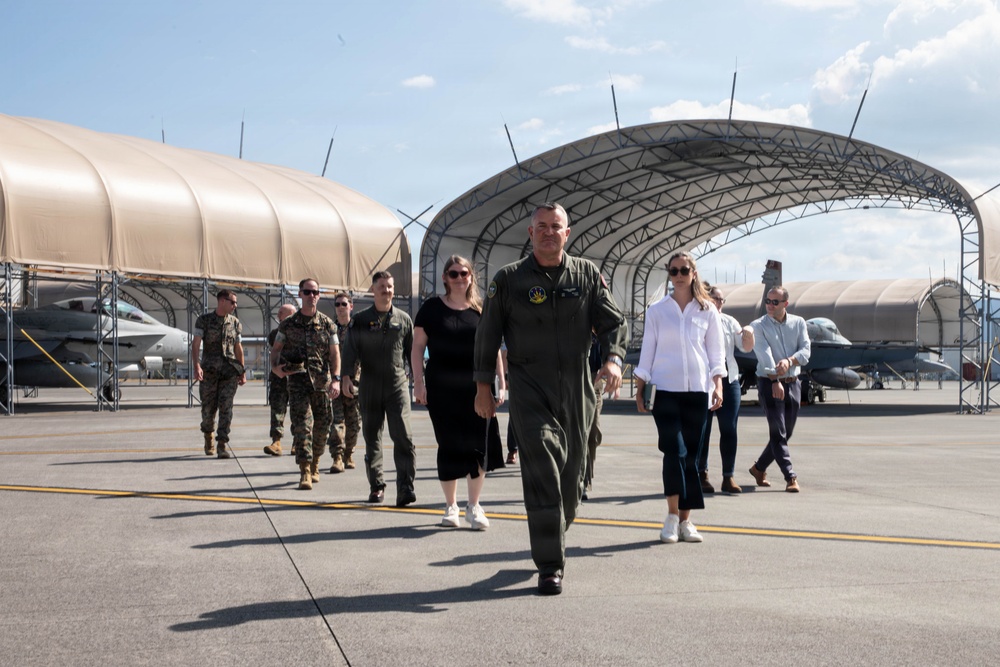 Caroline Kehrli Visits MCAS Iwakuni