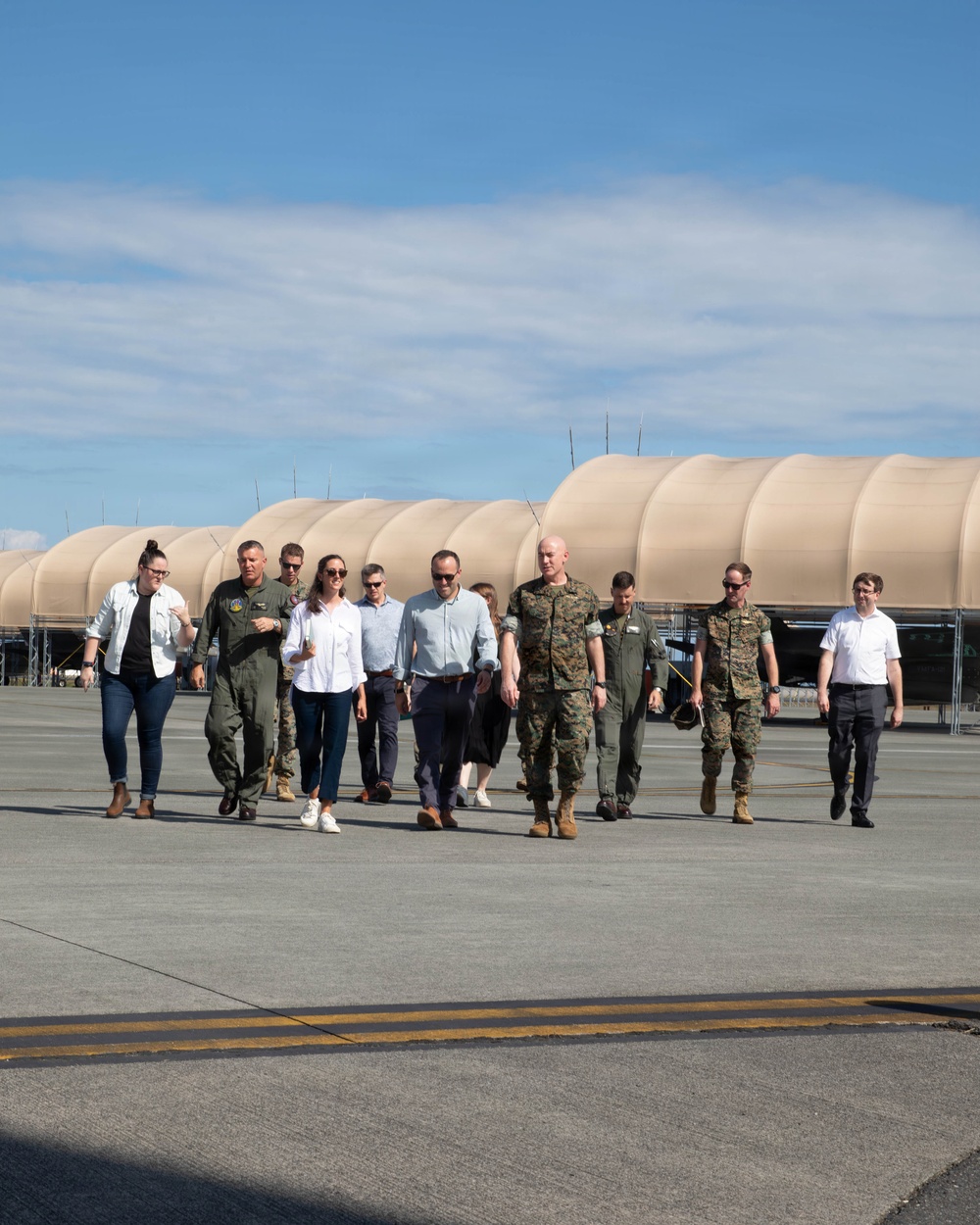 Caroline Kehrli Visits MCAS Iwakuni
