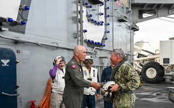 Task Force 70, Carrier Strike Group 5 holds Change of Command