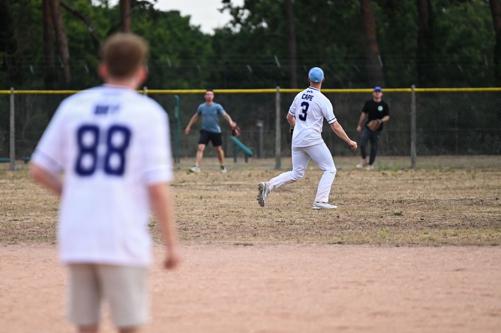 RAF Mildenhall and RAF Lakenheath Intramural Softball Game