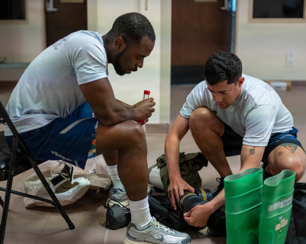 Incirlik Medics Train Decon Readiness